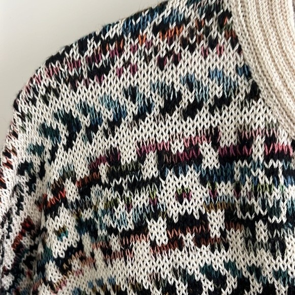 NWOT Peruvian Connection Pima Cotton aztec Boho Pullover Sweater XS / S - Picture 3 of 9